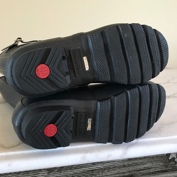 HUNTER BLACK ORIGINAL SHORT RAIN BOOTS - Picture 11 of 11